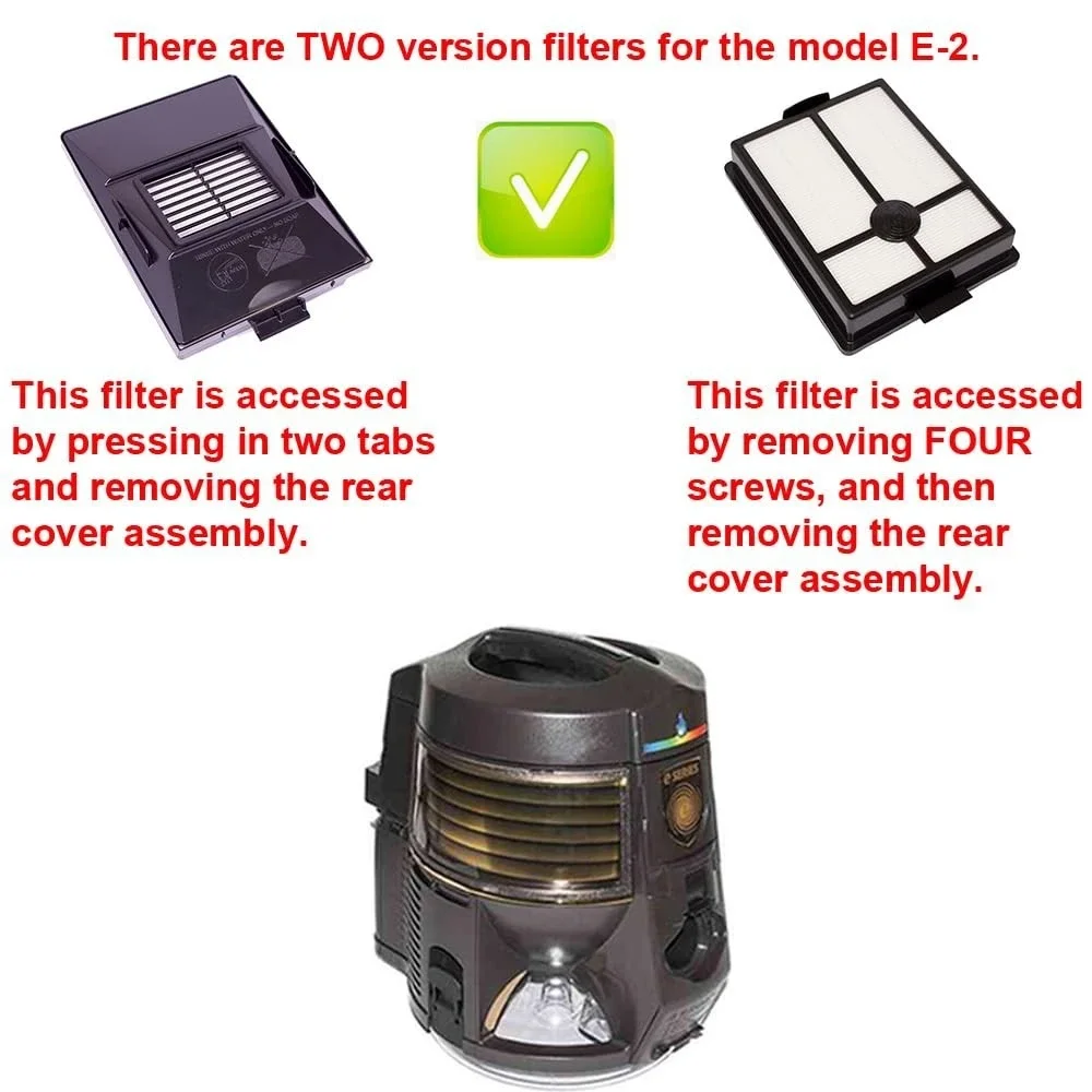 Rainbow Genuine HEPA Filter for E-2 eSERIES First Version - TRUE H13 Medical Gr